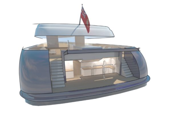 60.00 meter Feasibility check stern extension